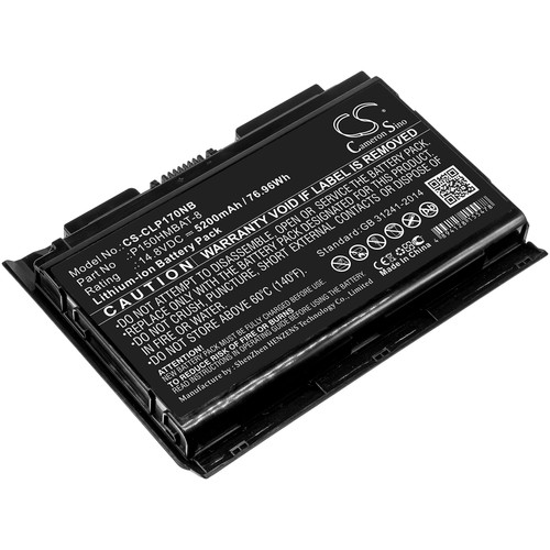 5200 mAh for Clevo P150HMBAT-8,6-87-X510S-4D7,6-87-X510S-4J7,6-87-X510S-4D73