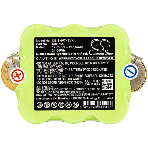 2000 mAh for Shark XBP745
