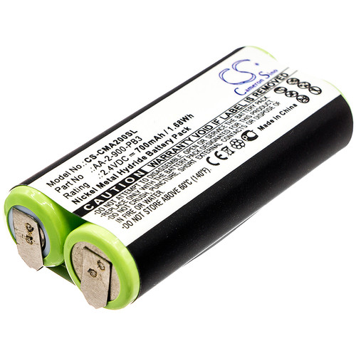 700 mAh for Clarisonic AA-2-900-PB3