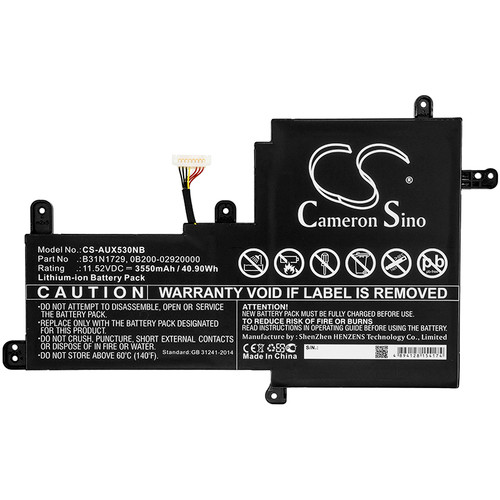 3550 mAh for Asus B31N1729,0B200-02920000