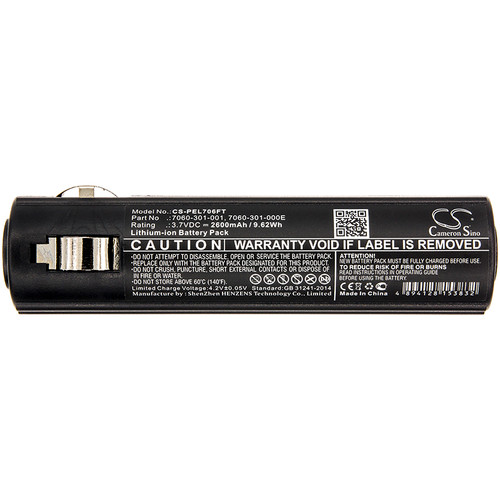 2600 mAh for Pelican 7060-301-001,7060-301-000E,7060-301-000-1