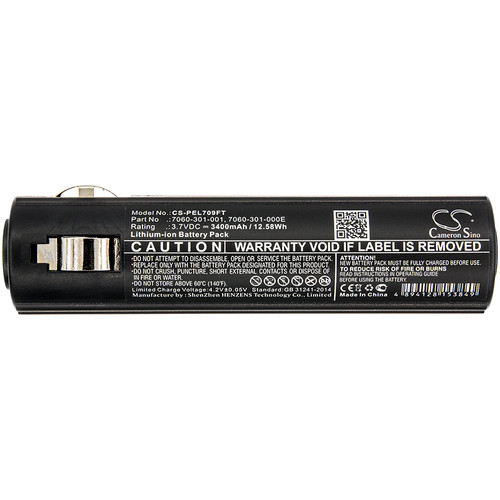 3400 mAh for Pelican 7060-301-001,7060-301-000E,7060-301-000-1