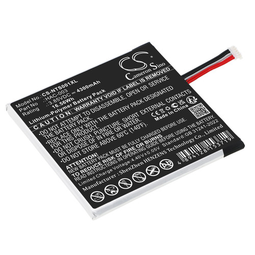 4300 mAh for Nintendo HAC-003,HAC-A-BPHAT-C0,HAC-A-BPHAT-C1,HAC-A-BPHAT-C2