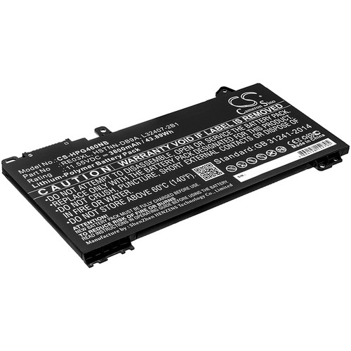 3800 mAh for HP RE03XL,HSTNN-0B1C,HSTNN-DB9A,HSTNN-OB1C,HSTNN-UB7R,L32407-2B1,L32407-2C1,L32407-2C2,L32407-541,L32407-AC1