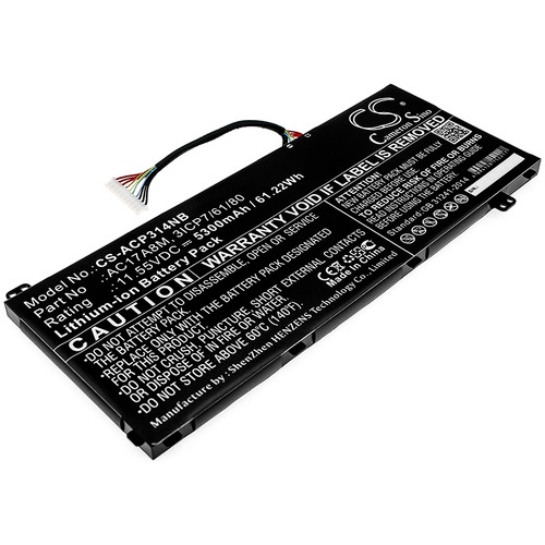 5300 mAh for Acer AC17A8M,3ICP7/61/80