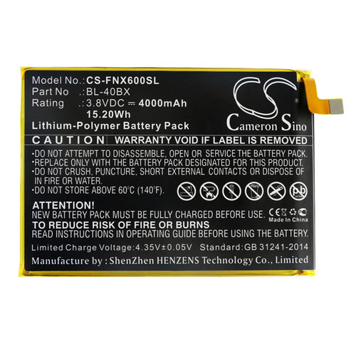 4000 mAh for Infinix BL-40BX