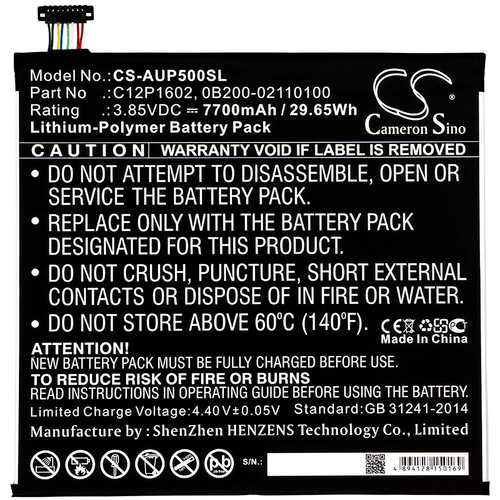 7700 mAh for Asus C12P1602,0B200-02110100
