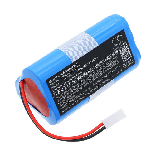 2600 mAh for Ecovacs ICR18650 3S1P
