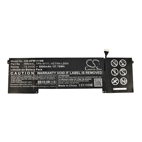 3800 mAh for HP RR04,RR04XL,TPN-W111,778951-421,778961-421,778978-005,778978-006,HSTNN-LB6N,RR04058-PR,K5C59PA#ABG