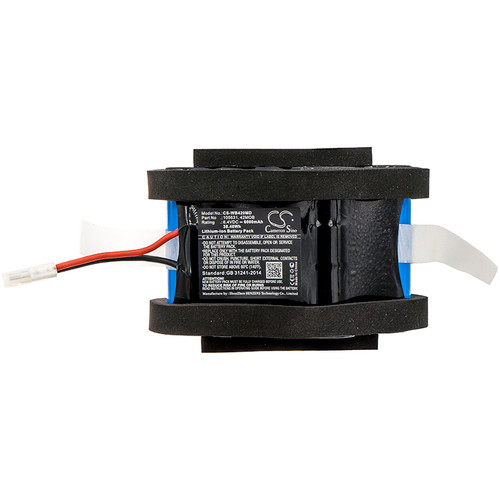 6000 mAh for Welch-Allyn 105631,106656
