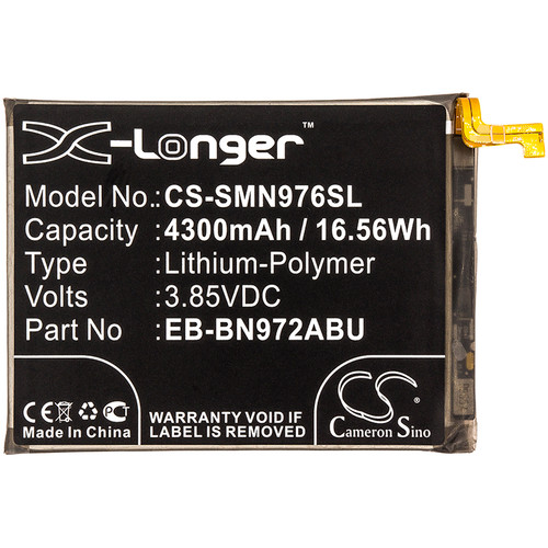 4300 mAh for Samsung EB-BN972ABU,GH82-20814A,EB-BN972ABUL