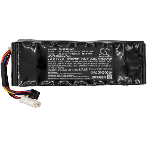 6000mAh Replacement Battery for Wolf Garten eiRobo Scooter 3000, Expert Robo Scooter 1800, Robomow City MS1000/MS1800, XR3 3000, XR3 4000, Premium RS612, BAT6000A, MRK6103A, MRK6105A