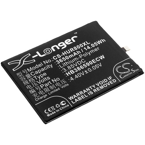 3650 mAh for Huawei HB386590ECW