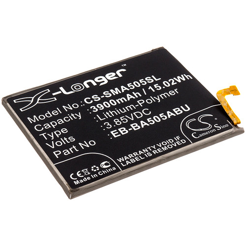 3900 mAh for Samsung EB-BA505ABN,EB-BA505ABU,GH82-19269A
