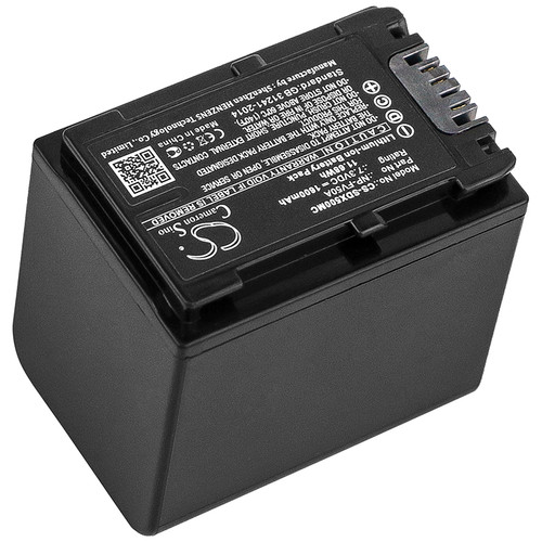 1600 mAh for Sony NP-FV50A
