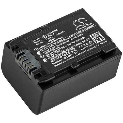 1030 mAh for Sony NP-FV50A