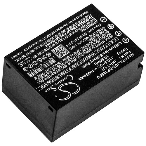 1000 mAh for Fujifilm NP-T125