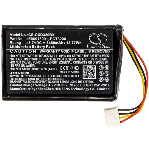 3450 mAh for Coppernic PCT3200,E00913001,BP13-001080