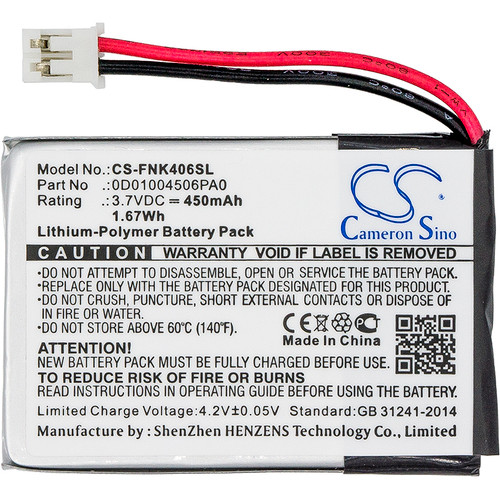 450 mAh for Franklin 0D01004506PA0