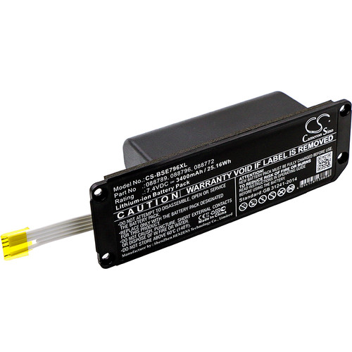 3400 mAh for Bose 080841,088772,088789,088796