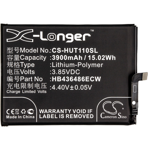 3900 mAh for Huawei HB436486ECW