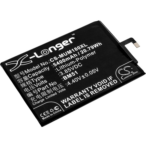 5400 mAh for Xiaomi BM51
