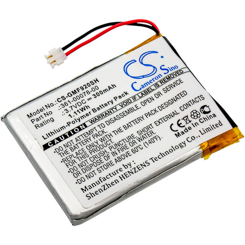 300 mAh for Garmin 361-00078-00
