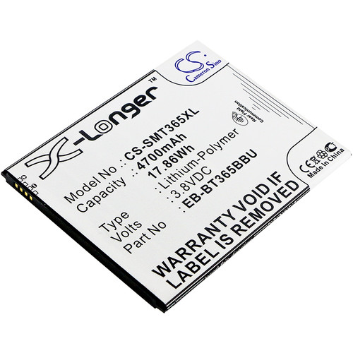 4700 mAh for Samsung EB-BT365BBC,EB-BT365BBE,EB-BT365BBU,GH43-04317A,EB-BT365BBUBUS