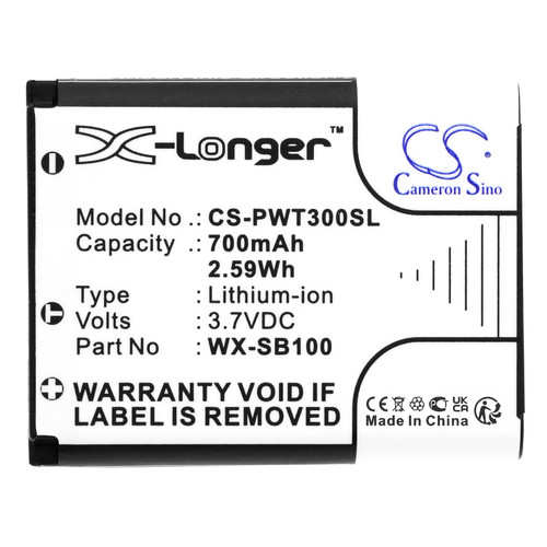 700 mAh for Panasonic WX-SB100