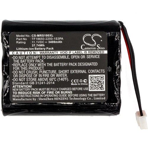 3400 mAh for Marshall TF18650-2200-1S3PA