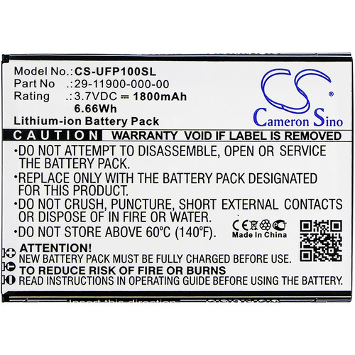 1800 mAh for Ulefone 29-11900-000-00
