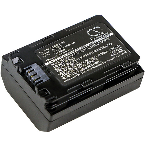 2050 mAh for Sony NP-FZ100