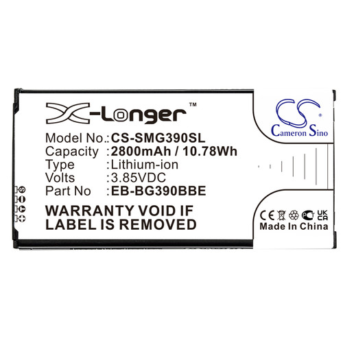2800 mAh for Samsung EB-BG390BBE,EB-BG390BBEGWW