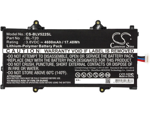 4600 mAh for LG BL-T20