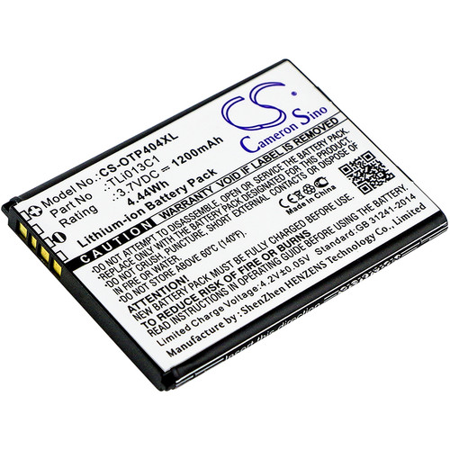 1200 mAh for Alcatel TLi013C1