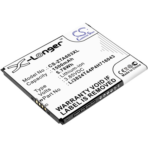 1500 mAh for ZTE Li3824T44P4H716043