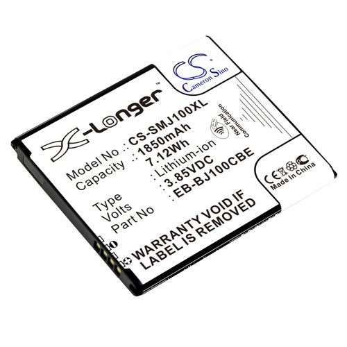 1850 mAh for Samsung EB-BJ100BBE,EB-BJ100BCE,EB-BJ100CBE,EB-BJ100CBZ,GH43-04412A