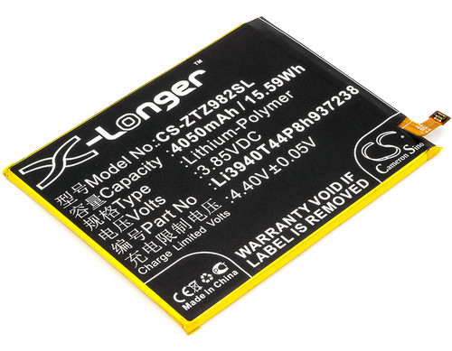 4050 mAh for ZTE Li3940T44P8h937238