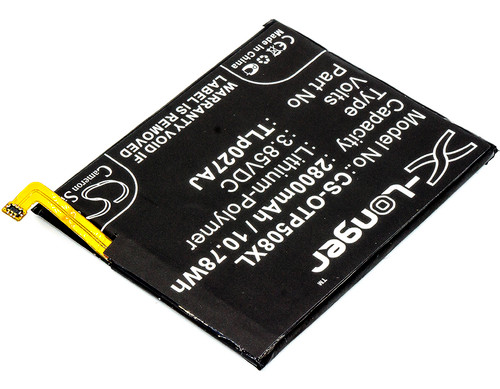 2800 mAh for Alcatel TLp027AJ,CAC2710009CJ
