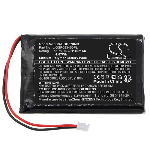 1100 mAh for Babyalarm GSP053450PL