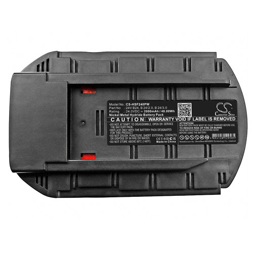 2000 mAh for HILTI 24V B24,B 24/2.0,B 24/3.0