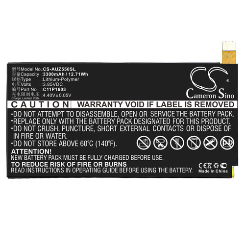 3300 mAh for Asus C11P1603,C11P1603 ( 1ICP4/59/115 )