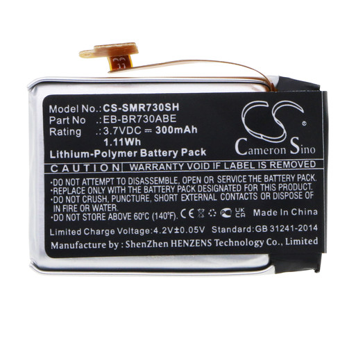 300 mAh for Samsung EB-BR730ABE,GH43-04538B