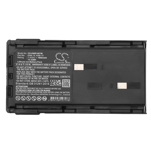 1800 mAh for Bendix-King BPRP1100,BPRP1500, BPRP1500, BPRP1500MH