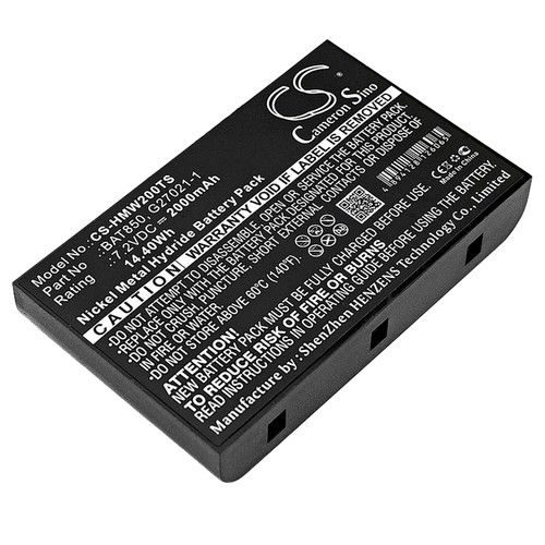 2000 mAh for HME BAT850,105G073,G27021-1