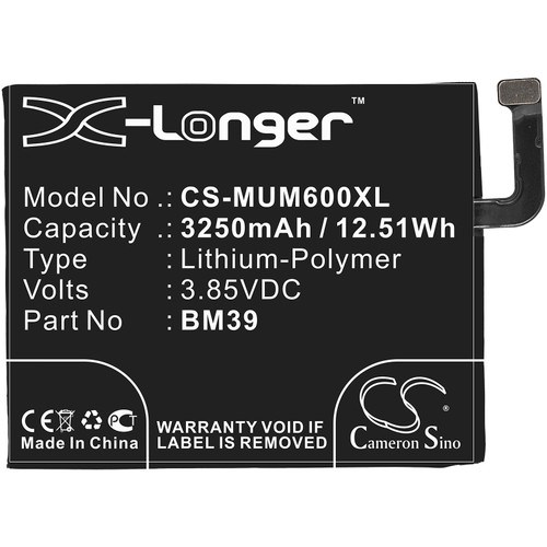 3250 mAh for Redmi BM39