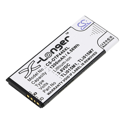 1200 mAh for Alcatel TLi015M1,TLi015M7,TLi015MA