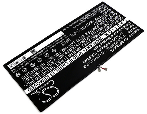 6000 mAh for Sony LIS2206ERPC,1277-3631.1B,1ICP3/102/112-2