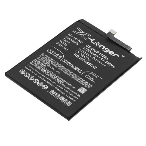 3750 mAh for Huawei HB386589CW,HB386589EBC,HB386589ECW