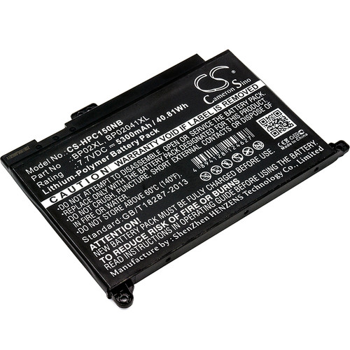 5300 mAh for HP BP02XL,TPN-Q172,TPN-Q175,BP02041XL,849569-421,849569-541,849569-542,849569-543,849909-850,849909-855